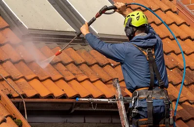 Démoussage et hydrofuge de toiture au Trioulou